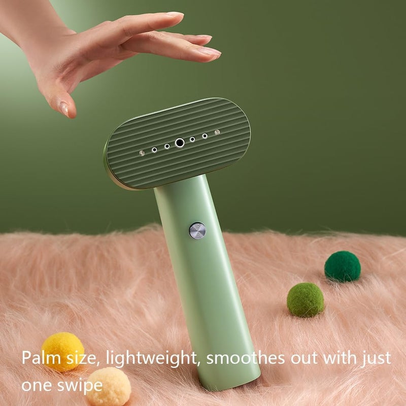 Nesugar G6 Pro Smart Handheld Steamer for Clothes – Global Voltage Adaptation(100-240V), Palm-Sized & Lightweight (0.8lb), Easy Wrinkle Remover, Auto Shut-Off, Travel & Home Double Use (Green) - Image 5
